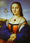 portrait of maddalena doni.