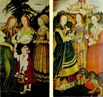 st catherine altarpiece (left and right wings).