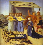 The Nativity. Oil on panel.