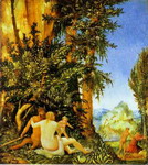 Landscape with Satyr Family.