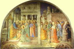 Ordination of St. Stephen by St. Peter.
