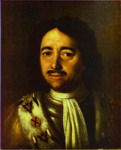 portrait of peter the great.