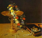 Still-Life with Flowers and Jewelry.
