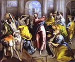 Christ Driving the Traders from the Temple.