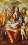 The Holy Family with St. Anne and the Young St. John the Baptist.