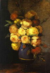 Peonies in a Vase (Bouquet de pivoines).
