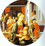 Madonna and Child with Stories of the Life of St. Anne.