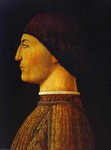 Portrait of Sigismondo Pandolfo Malatesta, the Prince of Rimini.