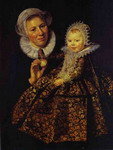 The Infant Catharina Hooft (1618-1691) with her Nurse.