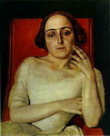 Portrait of Vittoria Marini. Unfinished.