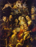 Self-Portrait with Parents, Brothers, and Sisters.