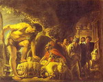 Ulysses in the Cave of Polyphemus.