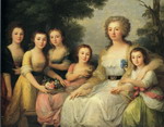 Portrait of Countess A. S. Protasova with Her Nieces.