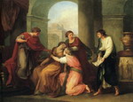 Virgil Reading Aeneid to Augustus and Octavia.
