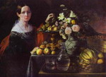 Portrait of an Unknown Woman with Fruit.