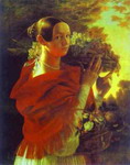 Portrait of an Unknown Woman with Fruit Basket.