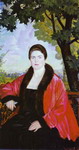 Portrait of M.V. Chaliapina (Shalyapina), wife of Feodor Chaliapin).