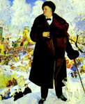 Portrait of Fyodor Chaliapin.