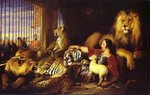Isaac Van Amburgh and His Animals.