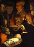 The Adoration of the Shepherds. Detail.
