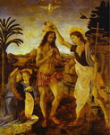 Andrea del Verrocchio and Leonardo da Vinci.