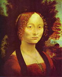 Portrait of Ginevra de'Benci.