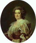 Portrait of N. Y. Levitzkaya, Artist's Wife.