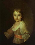 portrait of countess praskovya vorontsova as a child.