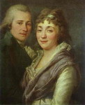 portrait of v. i. mitrofanov and m. a. mitrofanova.