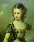 Portrait of Grand Duchess Maria Pavlovna as a Child.