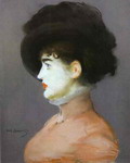 The Viennese: Portrait of Irma Brunner in a Black Hat.