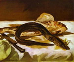 Still Life with Eel and Red Muller.