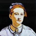 Portrait of Victorine Meurent.