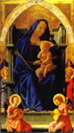 Madonna Enthroned. Panel from the Pisa Altar.