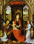 Madonna and Child with Angels.