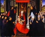 The Virgin and Child between St. James and St. Dominic, Presenting the Donors and Their Families, kn