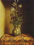 Still Life with a Jug with Flowers. The reverse side of the Portrait of a Praying Man