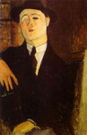 portrait of the art dealer paul guillaume.