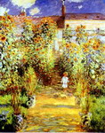 Monet's Garden at Vétheuil.