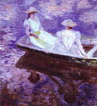 Young Girls in a Boat.