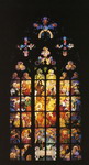 Stained-Glass Window in St. Vitus Cathedral.