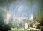 Master Jan Hus Preaching at the Bethlehem Chapel.