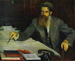 Portrait of Otto Shmidt.