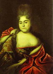 Portrait of Tzarevna Natalia Alexeyevna.