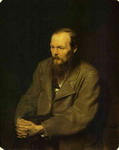 Portrait of the Author Feodor Dostoyevsky.