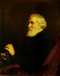 Portrait of the Author Ivan Turgenev.