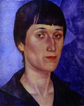 portrait of anna akhmatova.