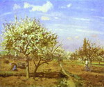 orchard in blossom, louveciennes.