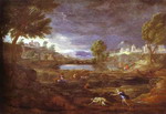 Landscape with Pyram and Thisbe.