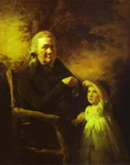 Portrait of John Tait and His Grandson.